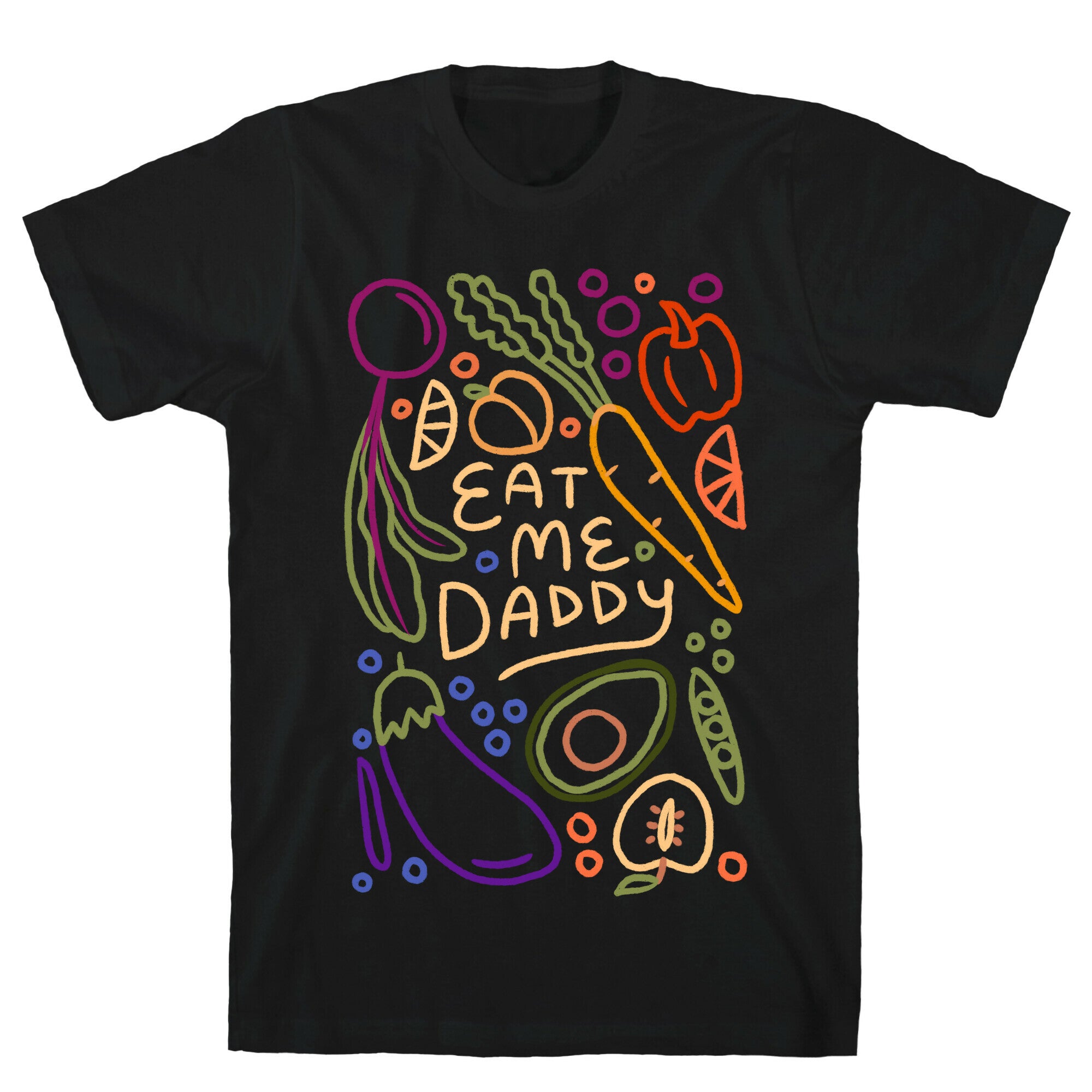 Eat Me Daddy Garden Pattern T-Shirt